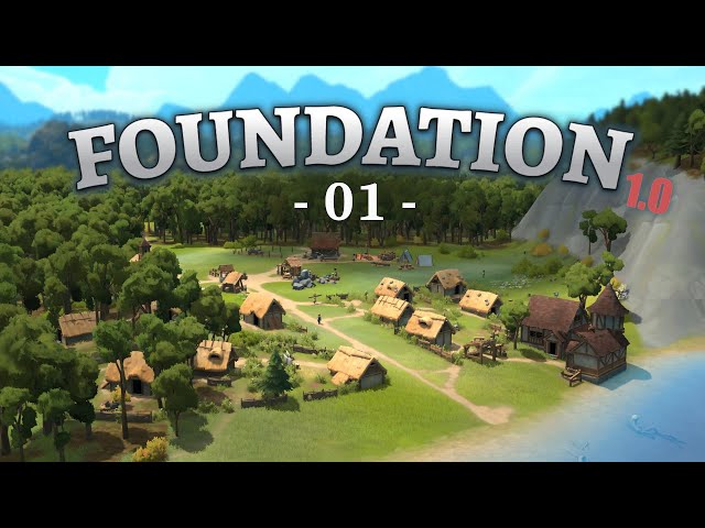 Bouseval, the future jewel of medieval towns! // FOUNDATION 1.0 gameplay fr