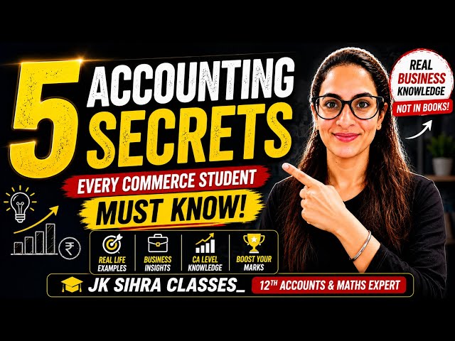 5 Accounting Secrets Every Commerce Student Must Know | 🚀