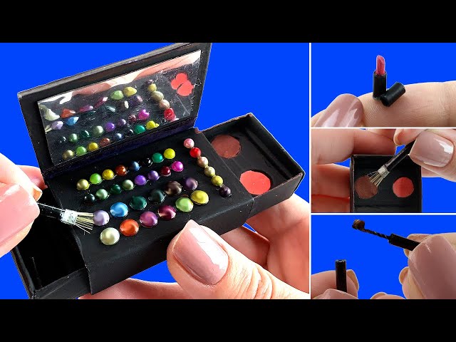 4 maquillajes Fácil de hacer Para muñeca Barbie - Miniatura DIY - Consejos y trucos