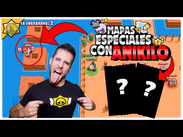 🌟 ANIKILO VS SOBADILLO 🌟 | EN LOS MAPAS MAS DIVERTIDOS DE BRAWL STARS | MAP MAKER