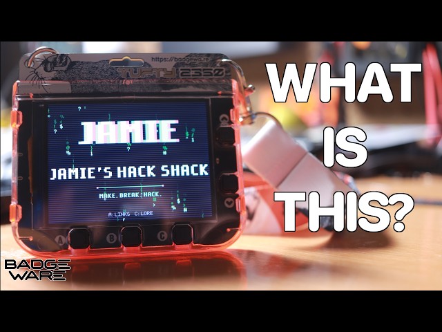 The Hackable Badge You Program in Python | Pimoroni Tufty 2350