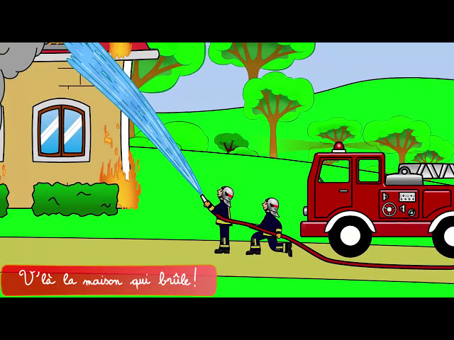 Au feu les Pompiers 👩🏿‍🚒 🚒 Les Comptines de Gabriel