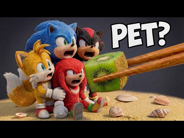 In Real Life, I Have Sonic, Shadow, Knuckles, Tails As a Pet