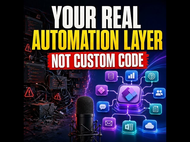 Why Power Platform Is Your Real Automation Layer — Not Custom Code