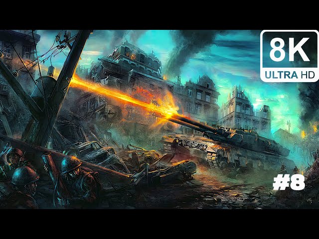 BATTLE OF TANKS LOOKS ABSOLUTELY TERRIFYING | Realistic graphics [8K 60FPS HDR] Call of Duty WAW P8