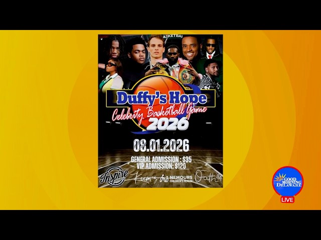 Duffy's Hope Celebrity Basketball Game 2026 | Good Morning Delaware