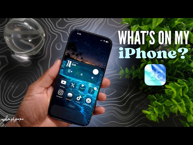 Ultimate iOS 26 Homescreen Setup on iPhone 16 Pro!
