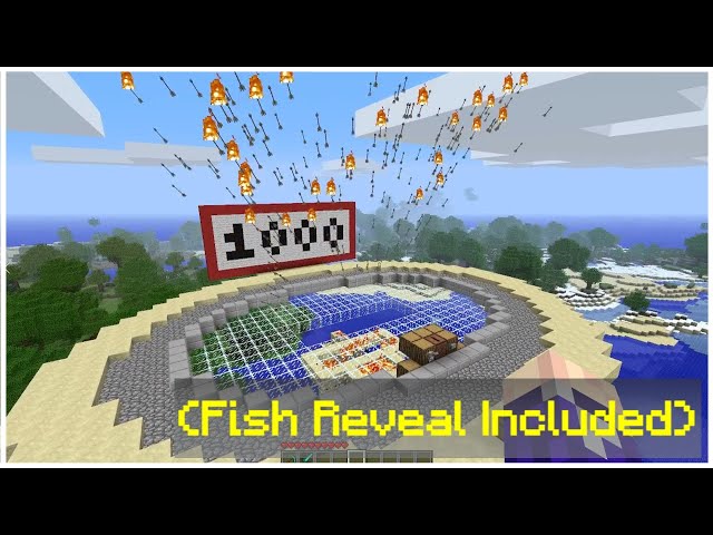 Launching 1000 Arrows in Minecraft Beta