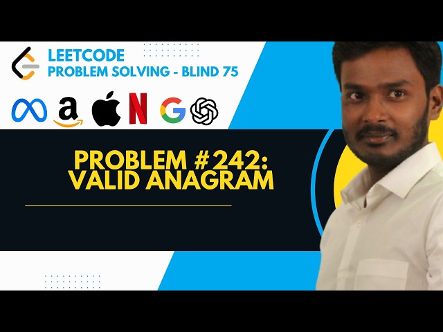 How to Solve Valid Anagram in O(n) Time (LeetCode 242 Java) LeetCode 242
