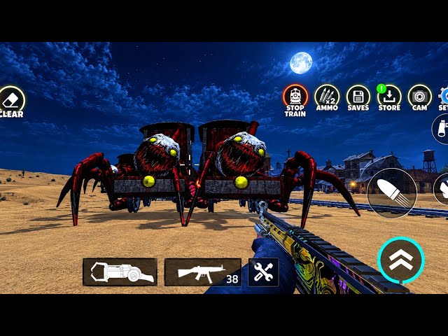 🚂🔥 Choo Choo Charles Boss Fight 😱 | Monster Train Attack!