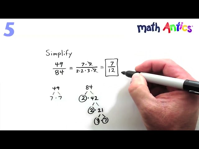 Math Antics Exercise Video 30: Simplifying Fractions