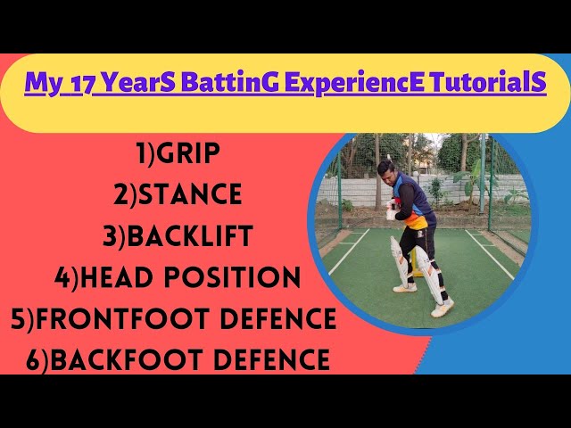WannA BECOME QUALITY BATSMEN TheN WatcH ThiS BattinG TutorialS-ParT -1. #cricketcoaching #cricket