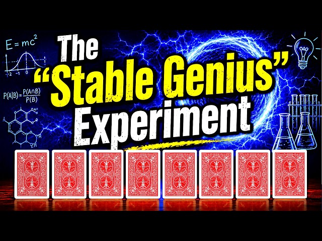ANYONE Can Do João Rodrigues's "Stable Genius" CARD TRICK! (Using Bessey Sequences)