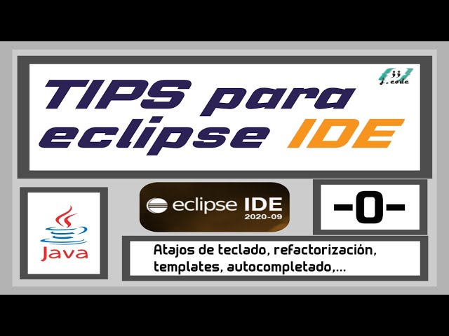 Trucos de ECLIPSE para Programar en JAVA | ATAJOS de TECLADO | templates| GENERAR CÓDIGO