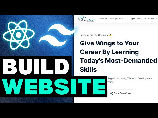 Build a Website using Tailwind CSS And React JS🔥😮