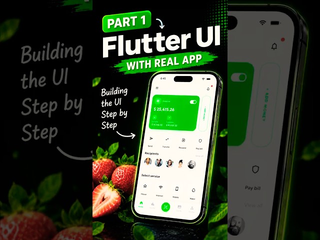 Sending Money UI in Flutter 🔥 (ASMR Coding Part 1/3)