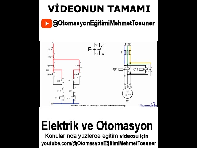 Electrical Locking Application for Forward and Reverse Operation of 3-Phase Asynchronous Motor