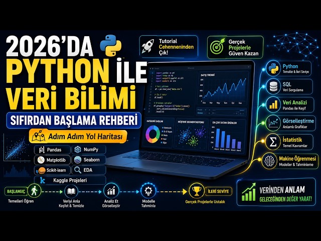 Veri Bilimi Yol Haritası: Sıfırdan Uzmanlığa Python