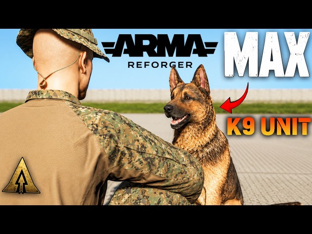 ¡ARMA REFORGER YA TIENE PERROS MILITARES! | UNIDAD K9 MAX