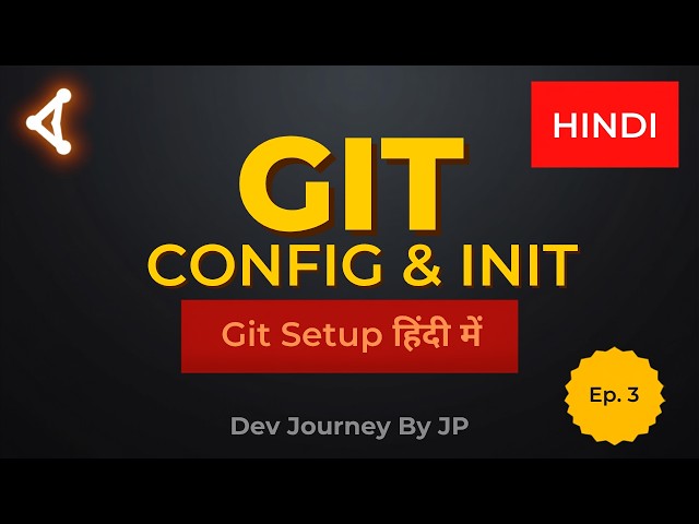 Git Configuration & Git Init Explained |Create Your First Git Repository| Git Tutorial for Beginners