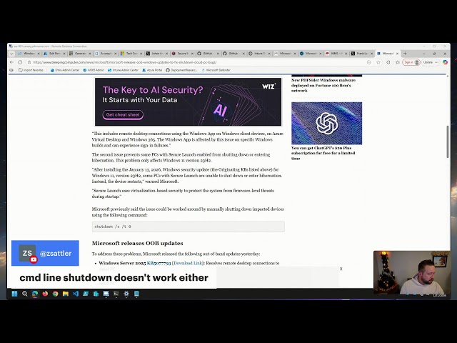 1/21/26 ViaMonstra Academy - Updates and Q&A for ConfigMgr / OSD / Intune