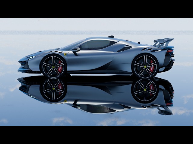 Ferrari SF90 XX — Cinematic 3D Render 🔥🏎️