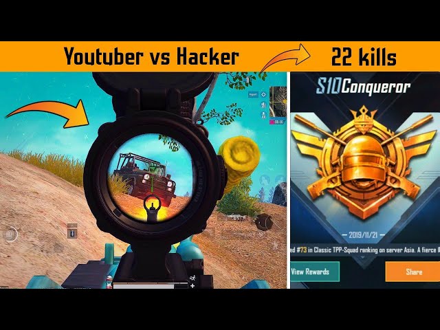 😲 Youtuber vs Hacker intense Fight in open Circle | 22 kills | Gamexpro