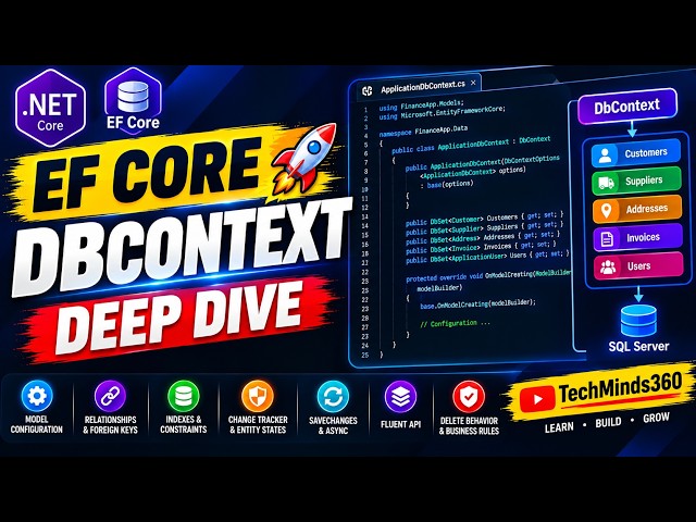 EF Core DbContext Deep Dive 🚀 | Relationships, ChangeTracker, Indexes & SaveChanges