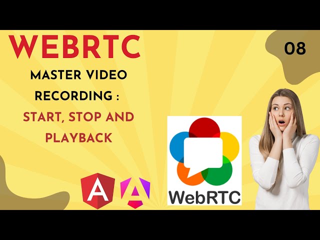 🎥 Master video recording   start, stop and playback in WebRTC -Angular - Part 08 🎥