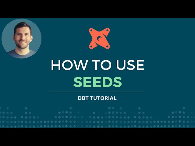 Use dbt Seeds to work with static CSV data