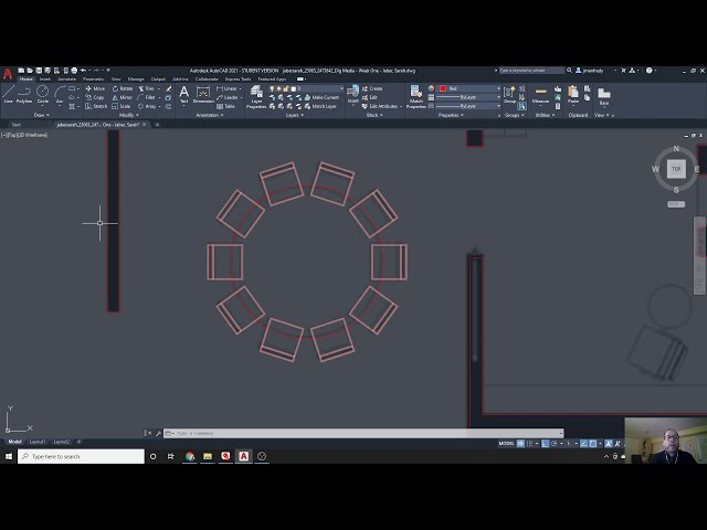 Using Array Command in Autocad 2021