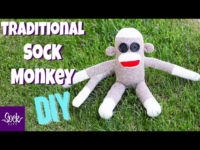 How to Make a Classic Sock Monkey | Easy DIY  Tutorial | Free Pattern | Fun Sock Creations