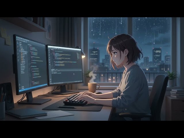 2 Hours of Deep Focus Coding Beats 🌙 Rainy Night LoFi for Programming & Study