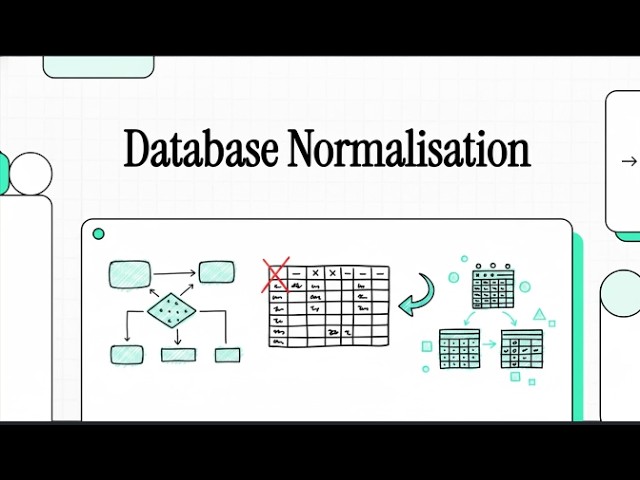 Database Systems Course | Chapter 6 | Normalization Explained (1NF, 2NF, 3NF)