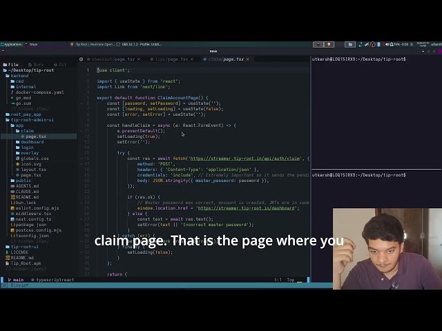Ep. 3 | Coding a Zero-Latency Event Stream | Tip-Root