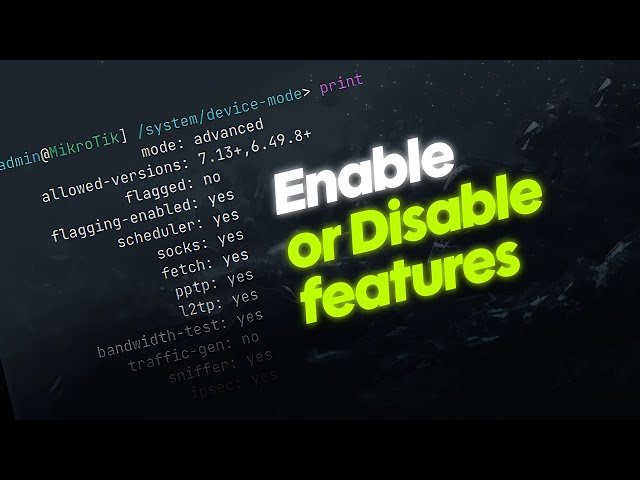 How to change device-mode settings