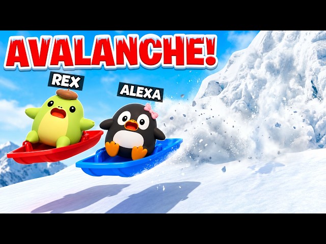 SLEDDING RACE WITH ALEXA! (AVALANCHE)