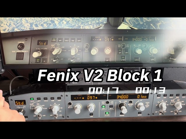 Fenix FCU compares to Airbus A320 FCOM