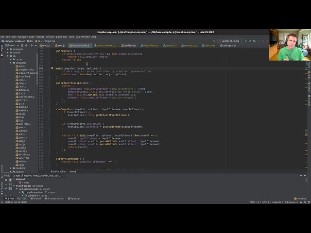 Live coding: Investigating isolation techniques for Compiler Explorer
