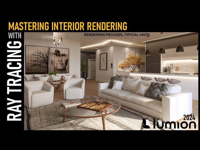 Mastering Interior Rendering with Ray Tracing in Lumion 2024 🏠💡 | Typical Unit Rendering Process 🛋️📸