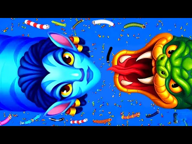 WORMSZONEIO BIG SNACK VIDEO😱🐉🐍 || #snakezone #Wormszoneio #gaming 