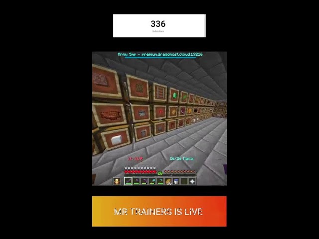 Minecraft Live #shorts