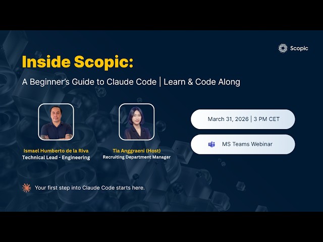 Claude Code for Beginners | Learn & Code Along with Scopic