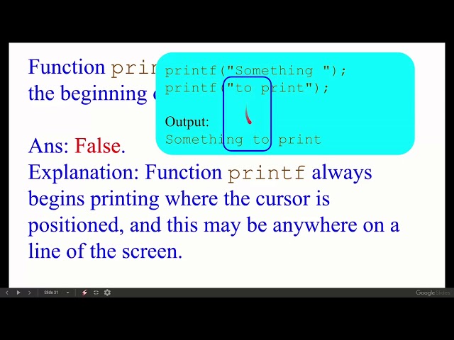 Self review exercise of c programming, part 1