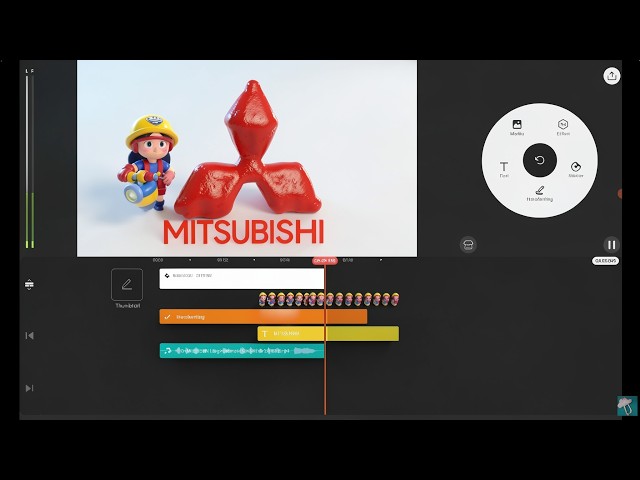 Mitsubishi Logo Remake Kinemaster Speedrun
