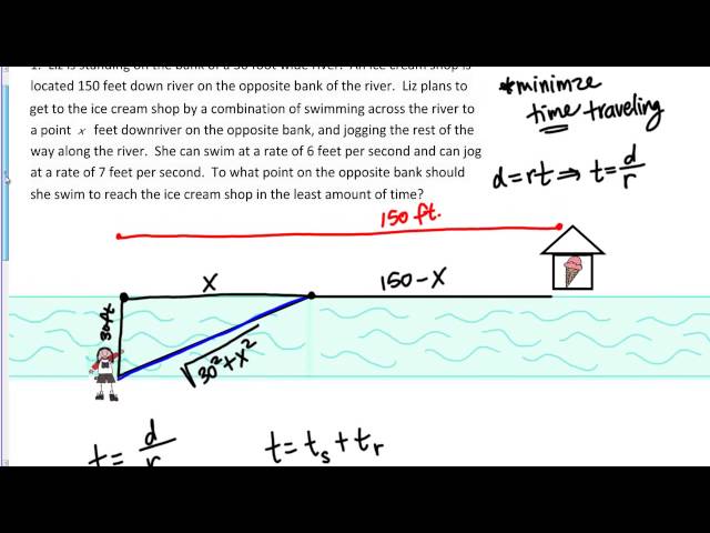 Walk-Swim Optimization Problem