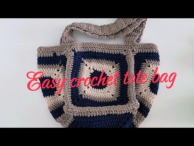 DIY Crochet Tote Bag Tutorial | Perfect for Beginners #viral #crochet #handmade #diy #fyp #tranding 