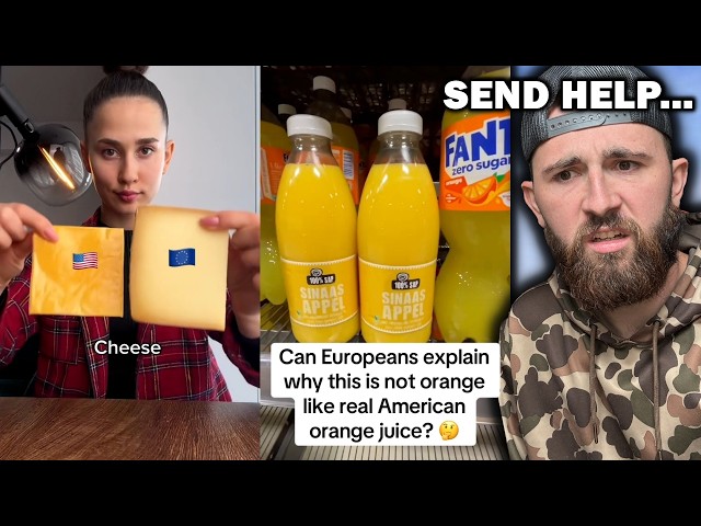 European Food vs American Slop... *it got worse*