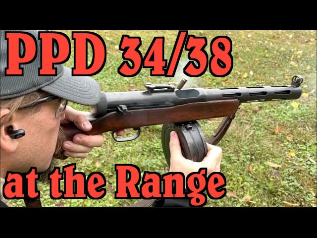 Late-Production Degtyarev PPD 34/38 at the Range