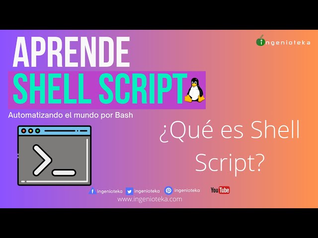 📟01: ¿Qué es Shell Script?